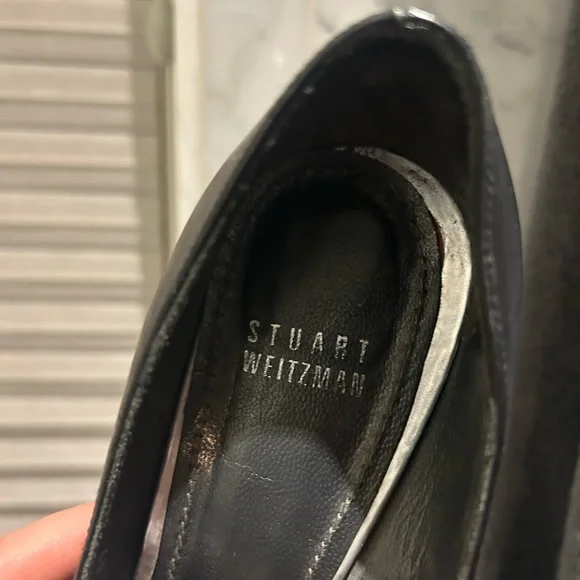 Stuart Weitzman Black classic Pointed Heels - Picture 4 of 5